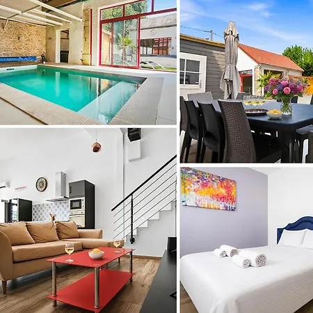 Nyaraló Maison, 6 Suites, Piscine, Jacuzzi, Futuroscope *